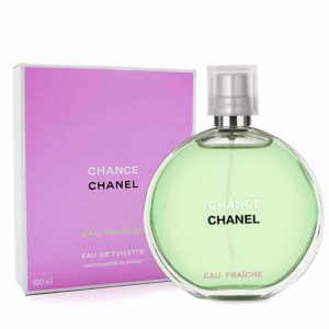 Chanel Chance Eau Fraîche Spray Featuring a Fresh Green Tone And Minimalist Clear Design
