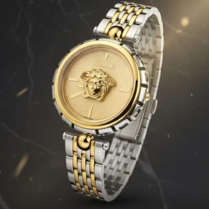 Versace Medusa Heritage Gold Watch