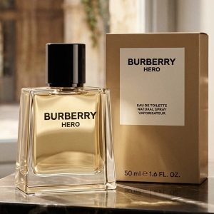 Burberry Hero Amber Brown Perfume Bottle With Black Cap