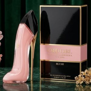 Carolina Herrera Good Girl Blush Eau de Perfume In Pink And Black With Gold Accents