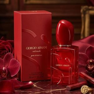 Giorgio Armani Red Musk Passione Eau de Perfume in a Red Bottle