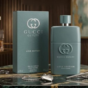 Gucci Guilty Love Edition Perfume In Matte Teal Green Bottle