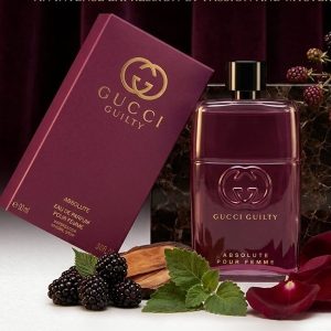 Gucci Guilty Absolute Pour Femme Perfume In a Burgundy Toned Bottle