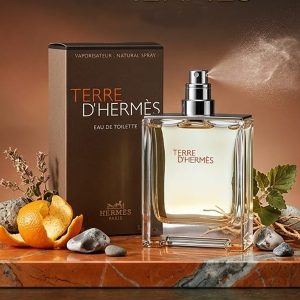 Hermès Terre d’Hermès Eau De Toilette In Amber Tinted Glass Bottle