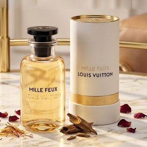 Louis Vuitton Mille Feux Light Amber Perfume With a Minimalist Bottle Design