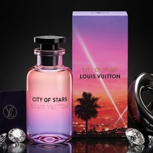 Louis Vuitton City of Stars Perfume In Pink And Purple Gradient Glass Bottle