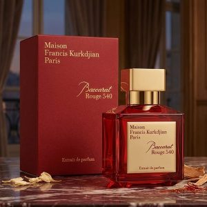 Maison Francis Kurkdjian Baccarat Rouge 540 Red Extrait De Perfume Bottle With Gold Cap