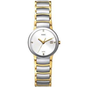 Rado Centrix Gold Silver White Dial 1455 Women