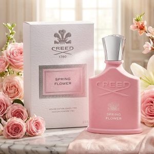 Creed Spring Flower Perfume in a Pink Bottle