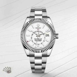 Rolex Sky Dweller Silver White Dial