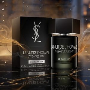 Yves Saint Laurent La Nuit de L’Homme Le Perfum In Matte Black