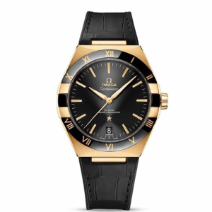 Omega constellation co axial master chronometer 41 mm Rose gold black